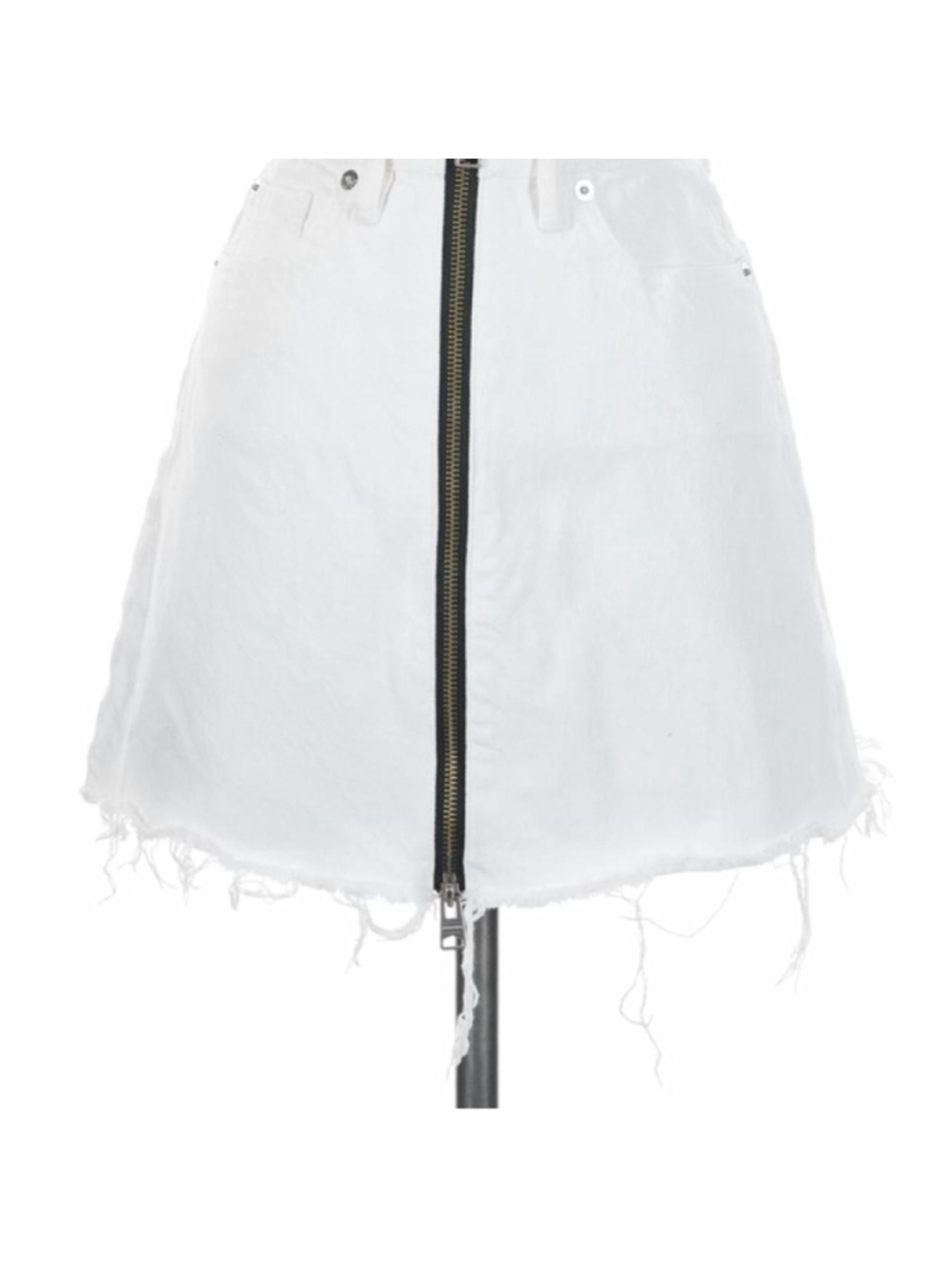AllSaints Lomo Skirt White Cotton Denim Mini Skirt
#miniskirt #denim